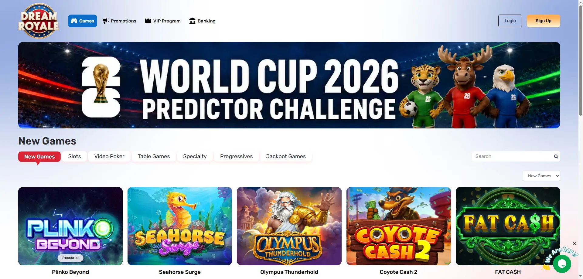 Dream Royale Casino sports betting markets for New Zealand bettors