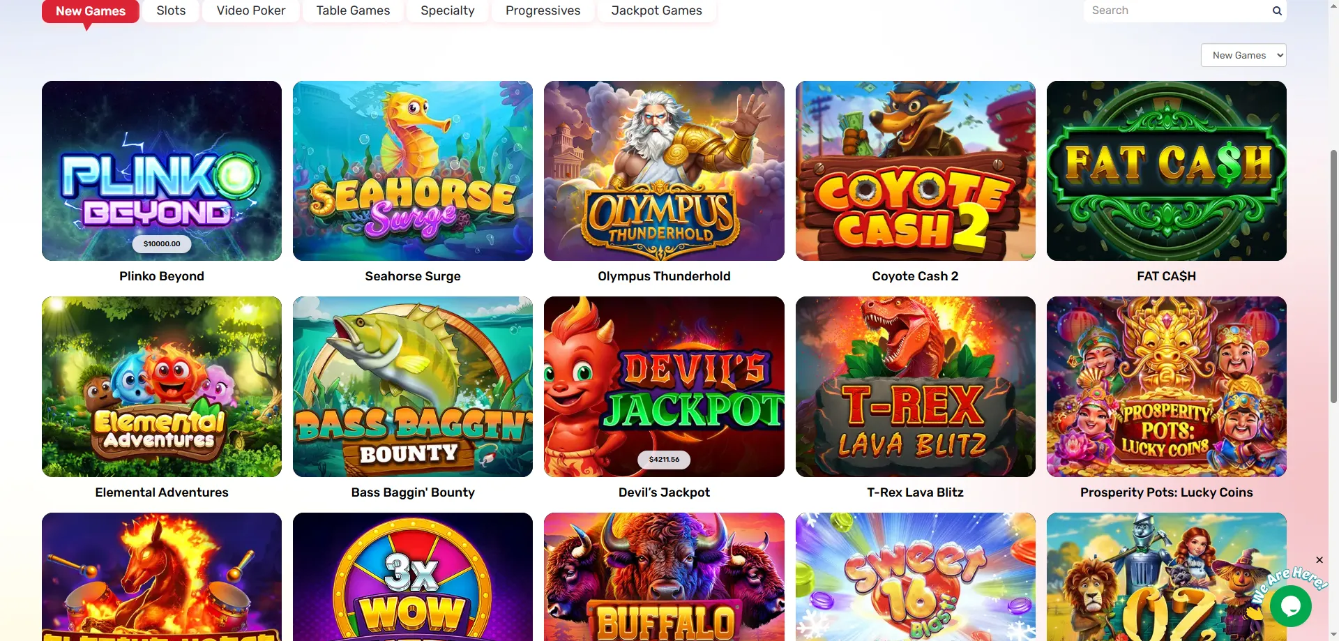Dream Royale Casino online slots and poker games powered by Pragmatic Play